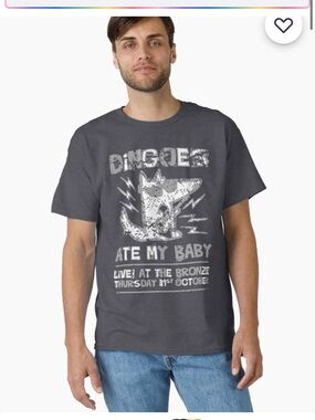 Gildan Charcoal Gray 'Dingoes Ate My Baby' Graphic Tee